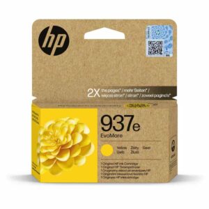 HP937E High Capacity Yellow Ink Cartridge - (4S6W8NE) 1,650 pages