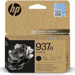 HP937E High Capacity Black Ink Cartridge - (4S6W9NE) 2,500 pages