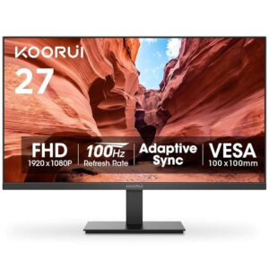 KOORUI MONITOR 27″ FHD IPS 100Hz VGA/HDMI 3YW E2711F