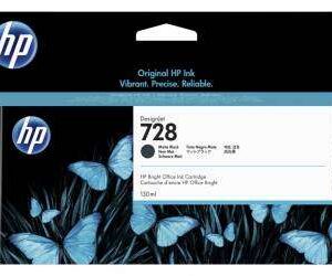HP Ink Cartridge 728XXL Matt Black 300ML