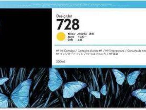 HP Ink Cartridge 728XXL Yellow 300ML