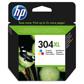 HP304XL TRI-COLOUR INK HPDJ2620/2630/2632/3720/3730 N9K07AE