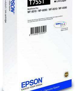 EPSON INK CARTRIDGE T7551 XL BLACK